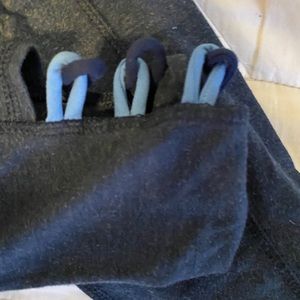 kohl’s blue pants with cute holes at bottom